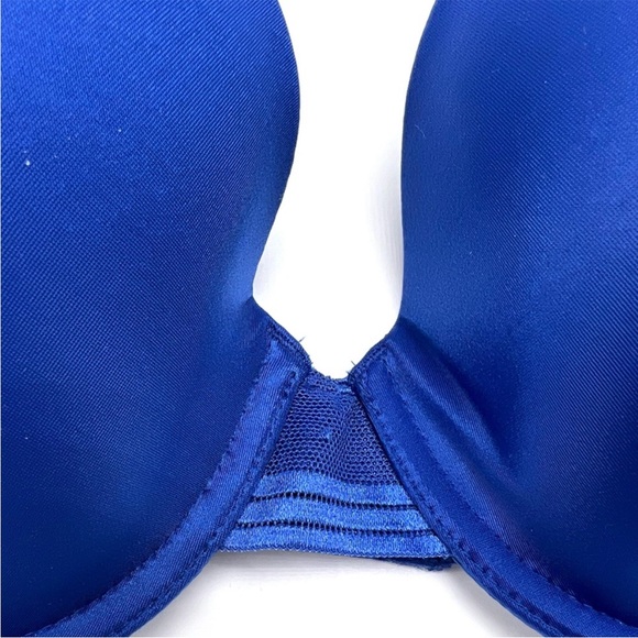 Wacoal Net Effect Underwire Bra 32D Blue T-Shirt Bra - Picture 7 of 8